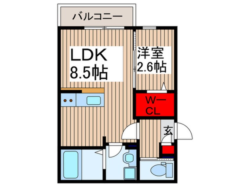 間取図 KEIAI RESIDENCE 北戸田Ⅲ