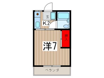 間取図 コ－ポＫＡＮＥＫＡ１号館