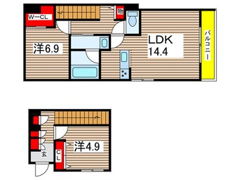 間取図 アンソレイエ