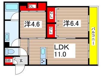 間取図 アンソレイエ