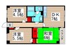 エクセル青山 3DKの間取り