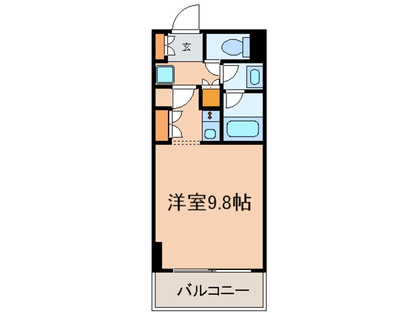 間取図 レジディア九段下