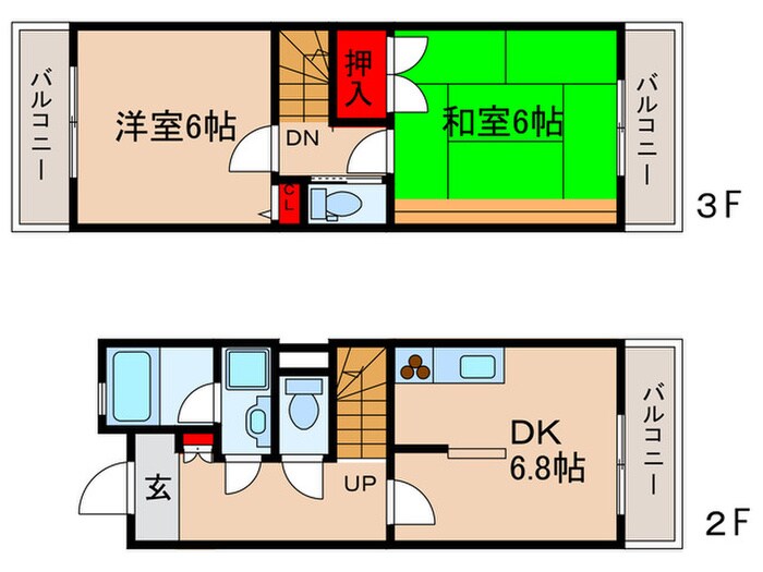 間取り図 パークヴィラかたくりの丘