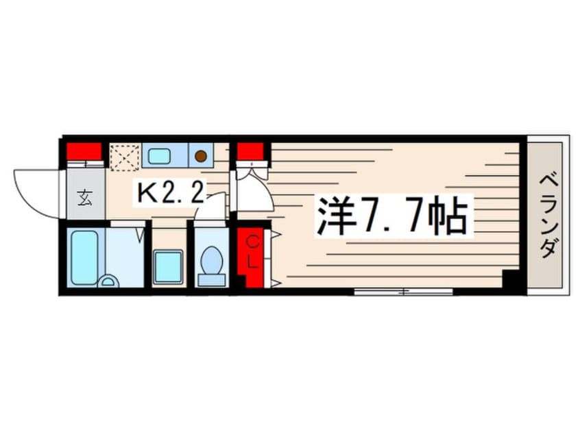 間取図 カーサ臨海