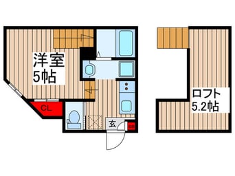 間取図 ＲＩＺＥＳＴ　ＴⅠ