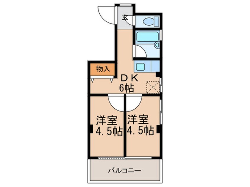 間取図 パロ常盤台
