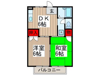 間取図 パークサイドシャトレ．Ａ・Ｂ