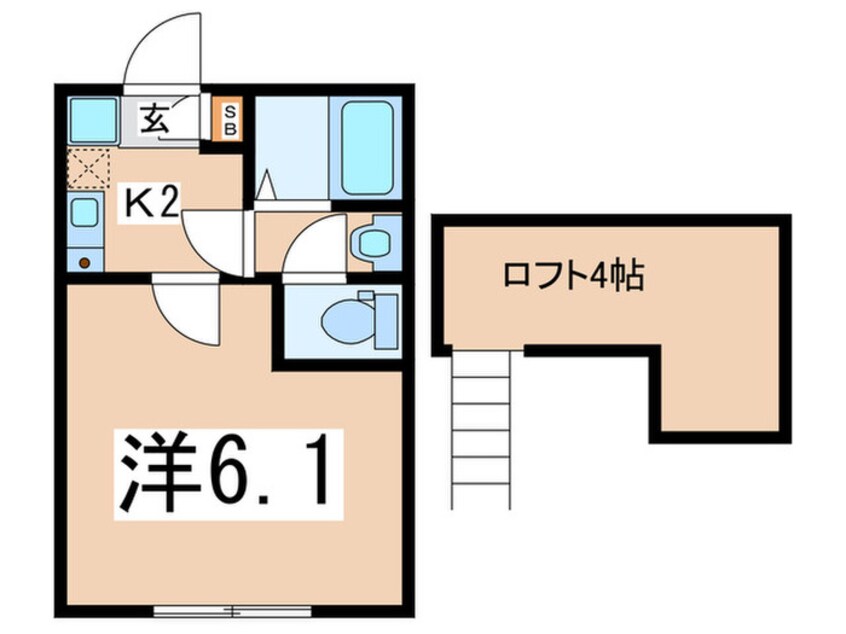 間取図 ラフィーナー菊名　Ｂ