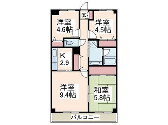 間取図 メゾン・ド・レーヴ　Ⅰ　藤が丘