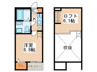 間取図 エスペランサAK新磯野