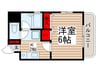ブリ－ズビスカ 1Kの間取り