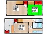 千住元町貸家Ⅱ 3Kの間取り