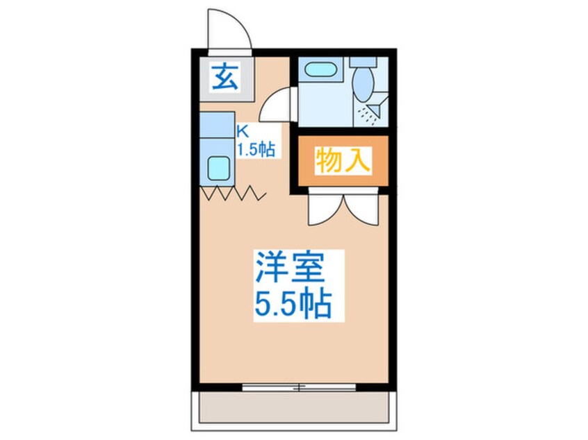 間取図 藤の木コーポ