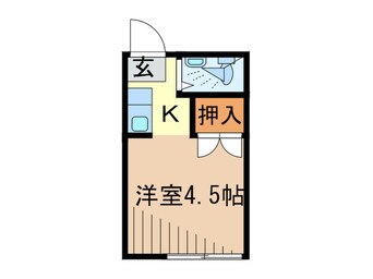 間取図 藤の木コーポ