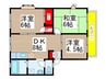 リヴェ－ルハイツ 3DKの間取り