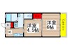 岩丸ビル 2Kの間取り