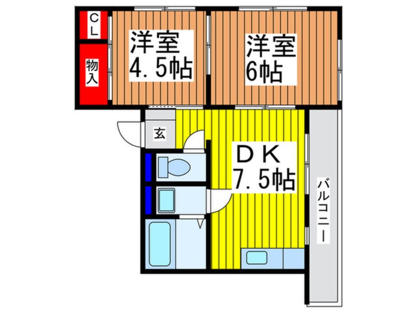 間取図 レジデンス勇