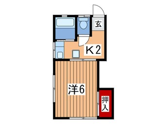 間取図 茅野荘