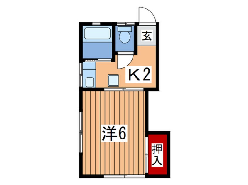 間取図 茅野荘