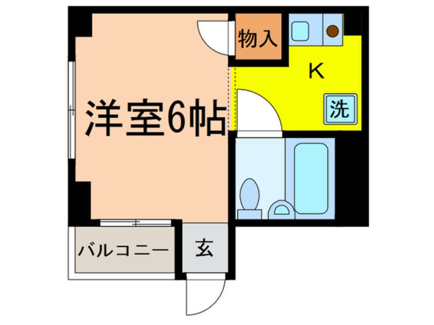 間取図 フラットワセダ