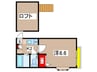 シャンブル日吉 1Kの間取り
