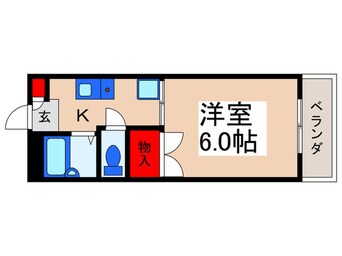 間取図 プラザ５