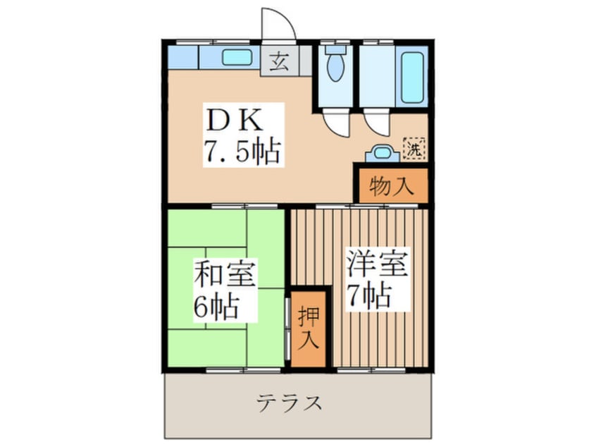 間取図 栄進ハイツ