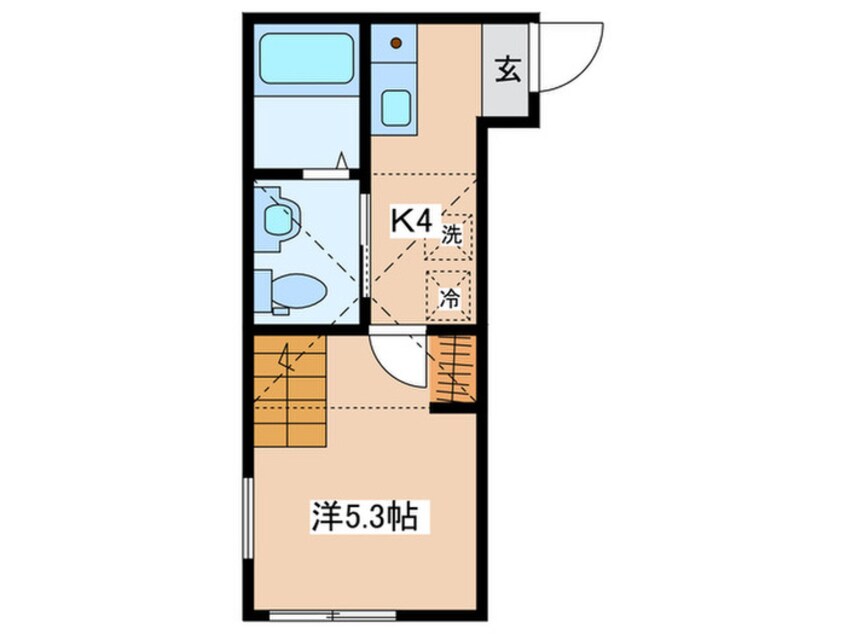 間取図 クレール南橋本