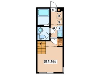 間取図 クレール南橋本