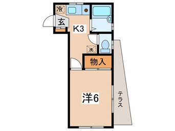 間取図 アサトハイツ