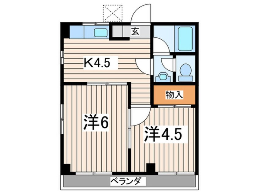 間取図 Ｋフラット