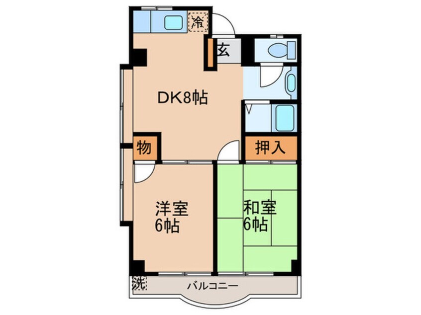 間取図 西山第８ビル