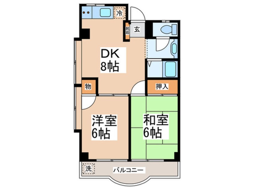 間取図 西山第８ビル