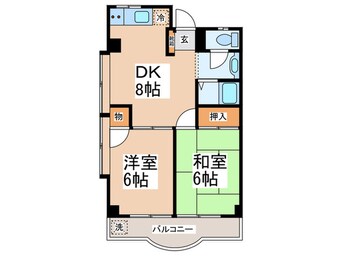 間取図 西山第８ビル