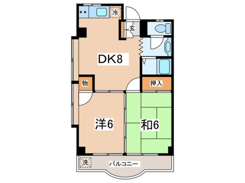 間取図 西山第８ビル