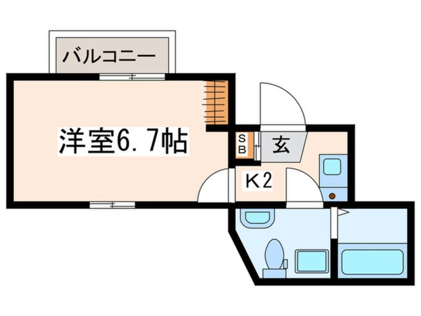 間取図 サマ－ハイツ