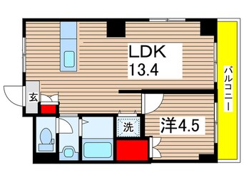 間取図 チャリオット南砂