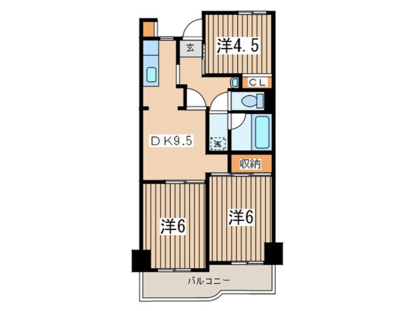 間取図 パールマンション