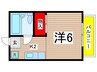 ジュネスアイ 1Kの間取り