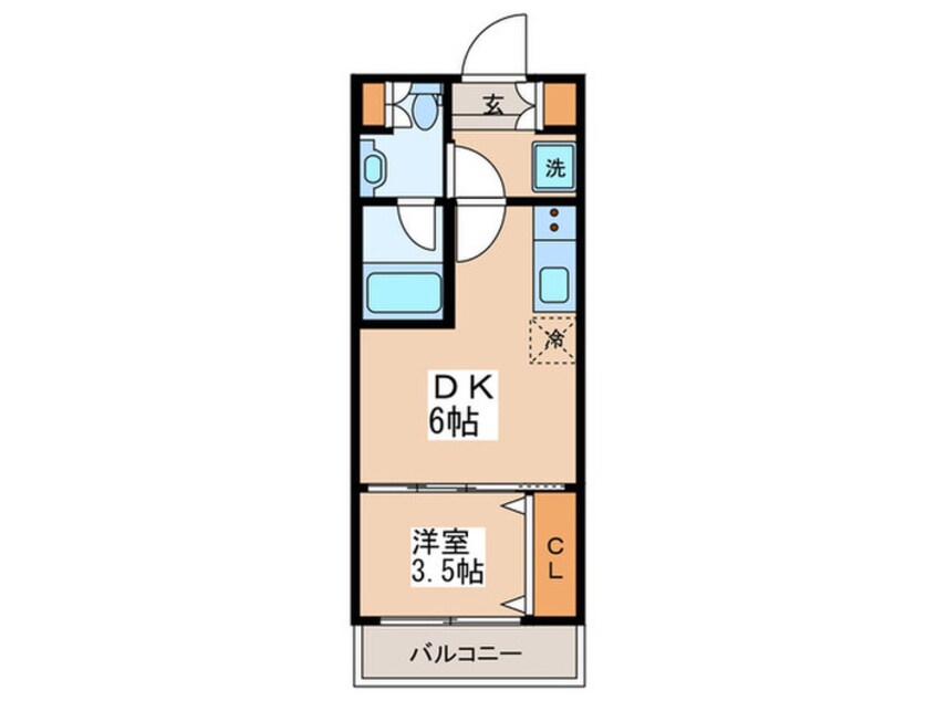 間取図 ﾚｼﾞﾃﾞｨｱ荻窪Ⅲ