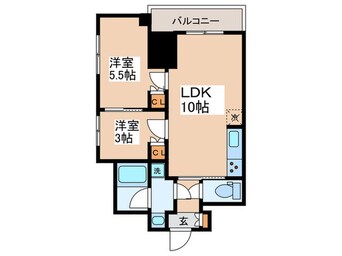 間取図 ﾚｼﾞﾃﾞｨｱ荻窪Ⅲ