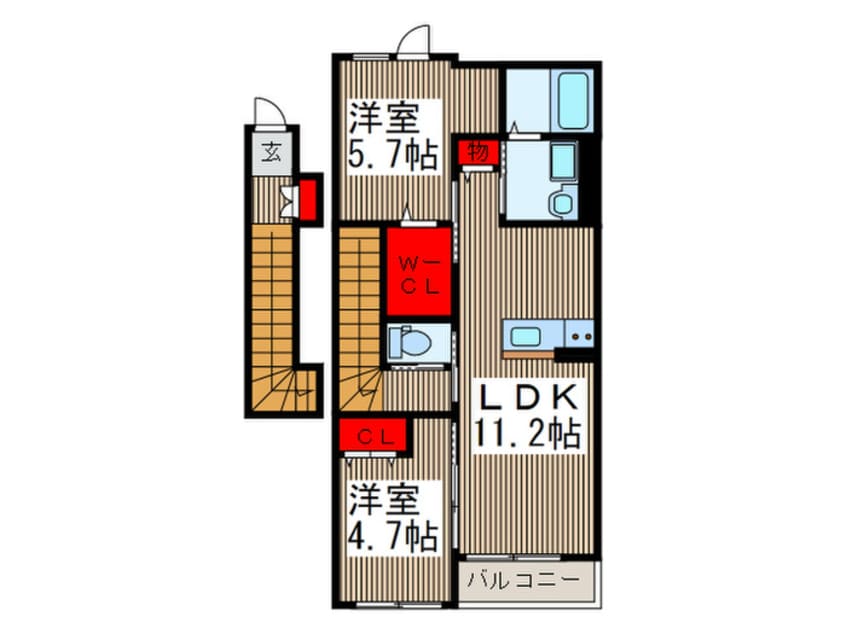 間取図 プロニティ・サンク