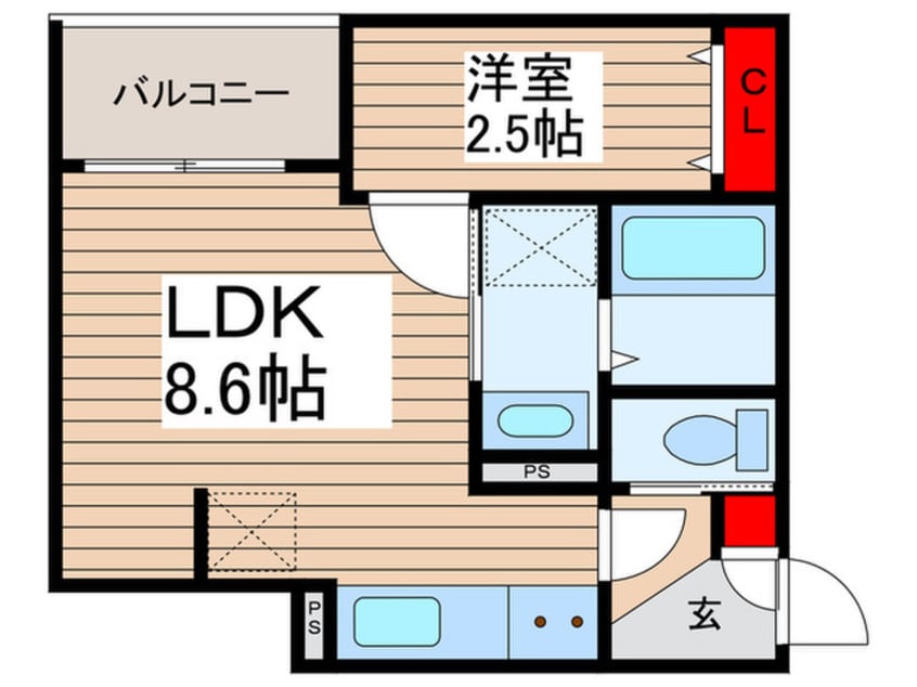 間取図 REGALEST　S　大和田