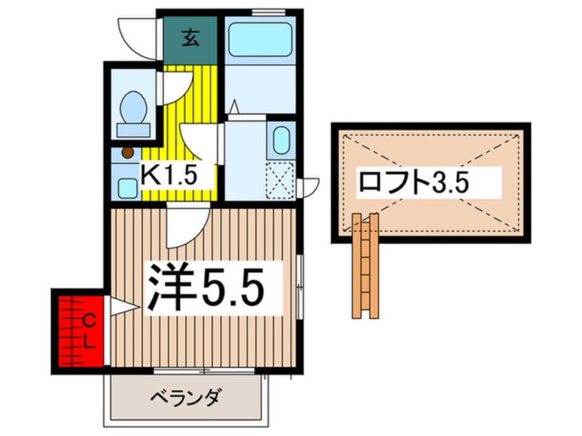 間取図 清静ハイム