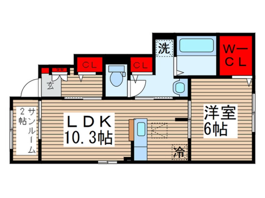 間取図 アンフィールド