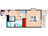 メゾンボナール 1DKの間取り