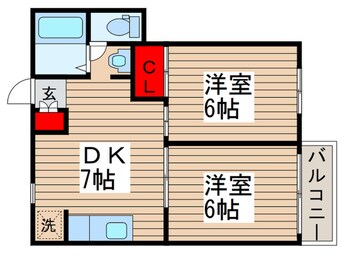 間取図 エーデルハイム北柏