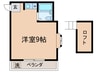 コ－ポ玉置 1Rの間取り