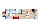 ユリカロゼ五反野Ⅱ(301)の間取図