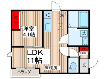 間取図 ＨＯＯＺＵＫＩハイム